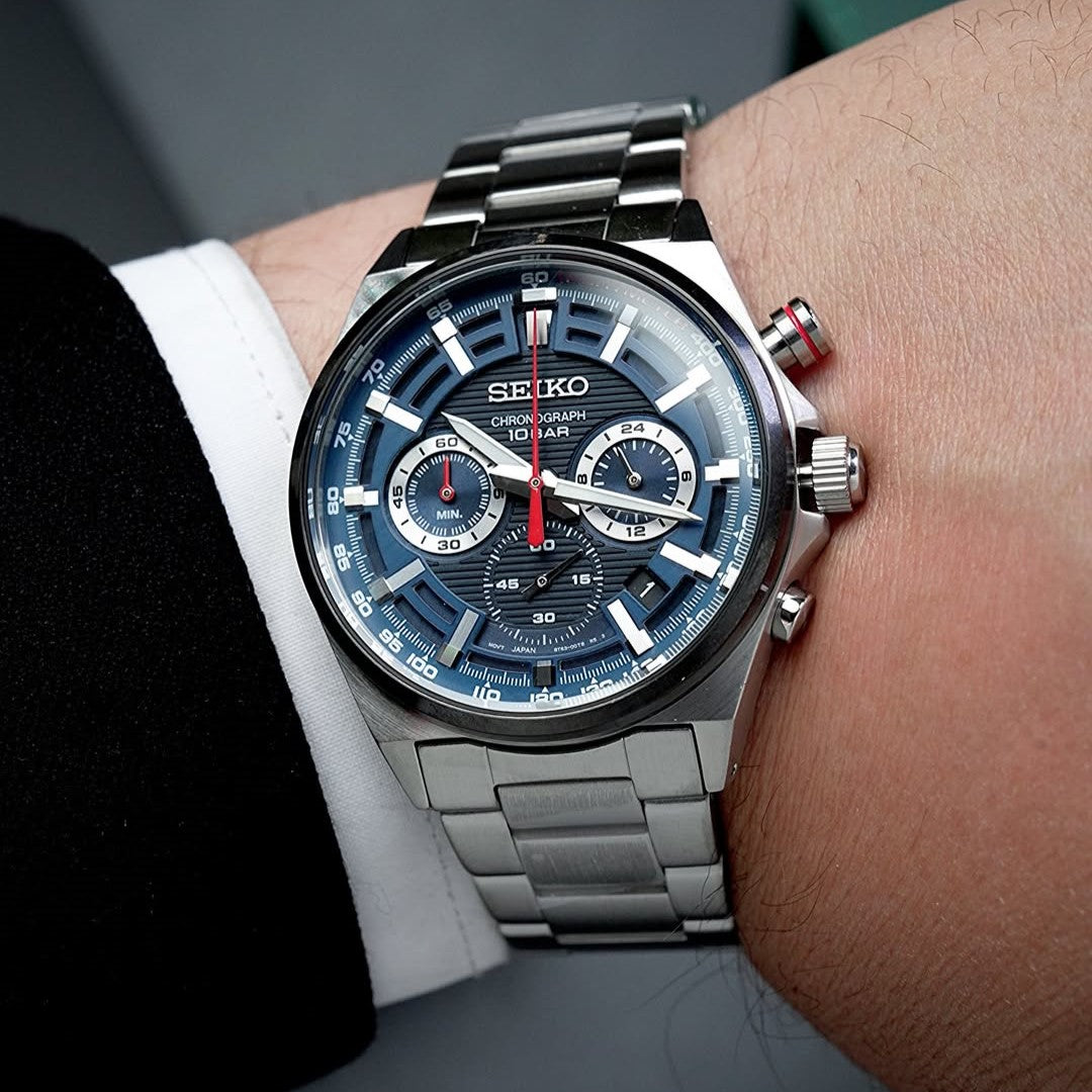RELOJ SEIKO SPORT TAQUÍMETRO SSB407P1