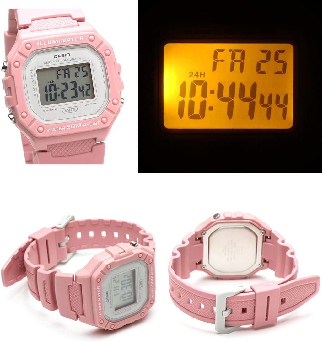 RELOJ CASIO VINTAGE W-218HC4