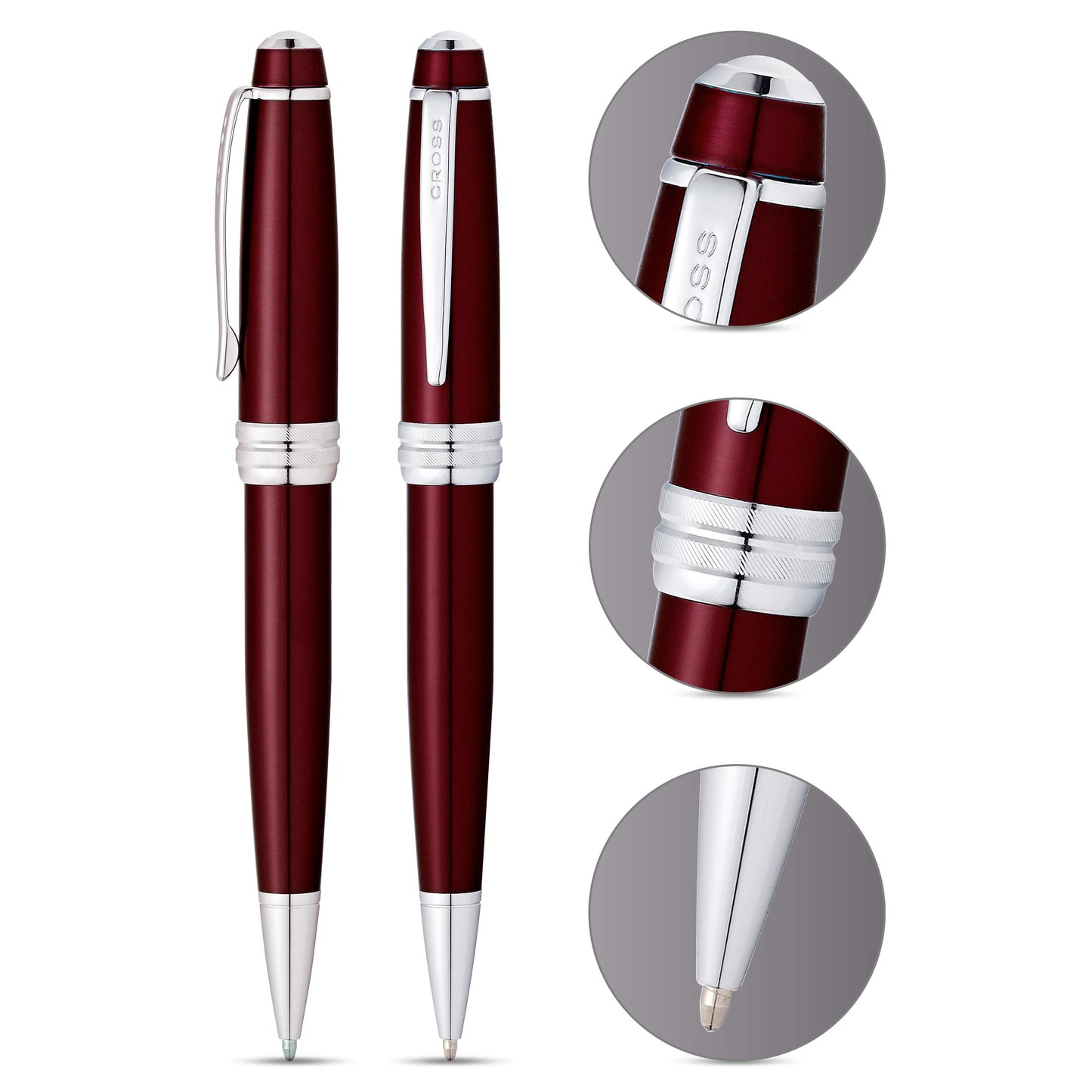 BOLIGRAFO CROSS BAYLEY LACA ROJO
