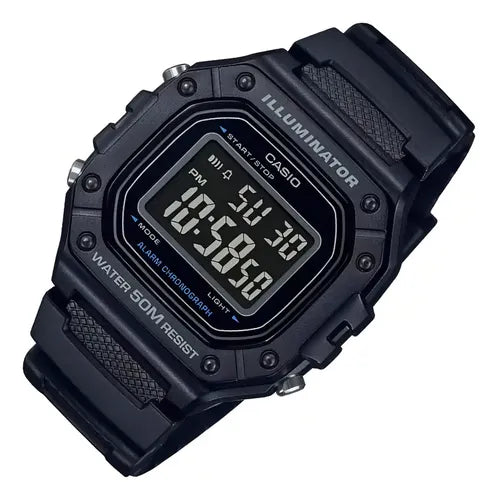 Reloj Casio Collection Black W-218H-1AVEF