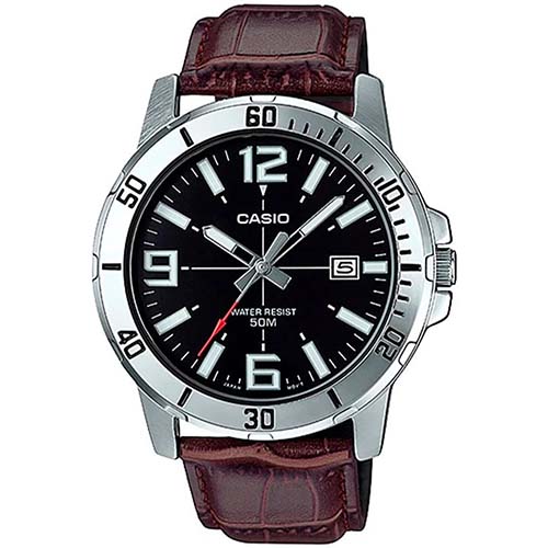 RELOJ CASIO CUERO MTP-VD01L-1BV