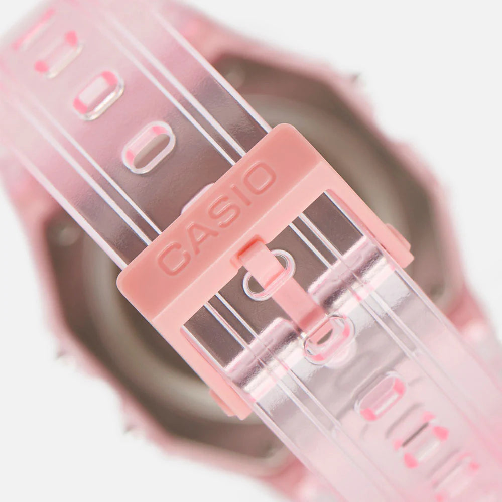 RELOJ CASIO DIGITAL RETRO F91 ROSA