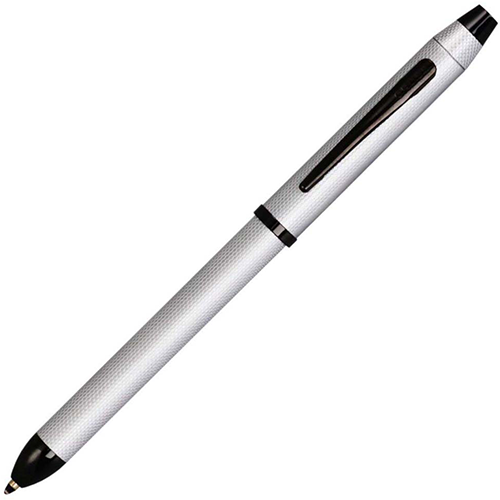 BOLÍGRAFO CROSS TECH 3+ MULTIFUNCIÓN PVD CROMADO TEXTURIZADO