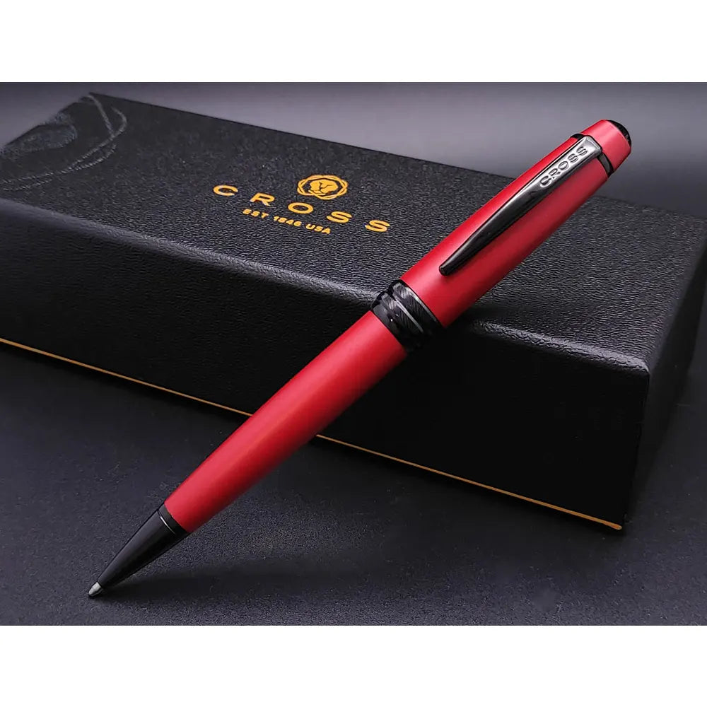 BOLÍGRAFO CROSS BAILEY LACA ROJA MATTE