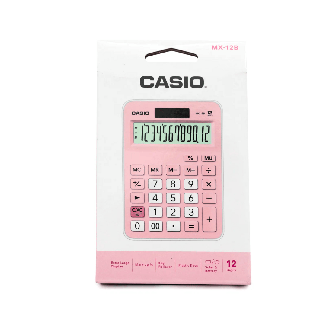 CALCULADORA DE ESCRITORIO CASIO MX-12B-PK