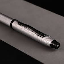 BOLÍGRAFO CROSS TECH 3+ MULTIFUNCIÓN PVD CROMADO TEXTURIZADO