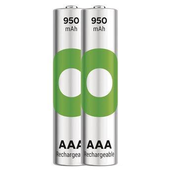 BATERÍAS RECARGABLES GP RECYKO AAA (950 MAH) - PAQUETE DE 2