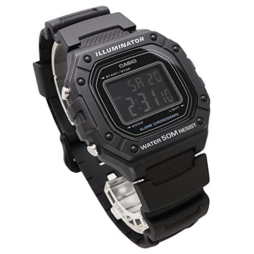 Reloj Casio Collection Black W-218H-1AVEF